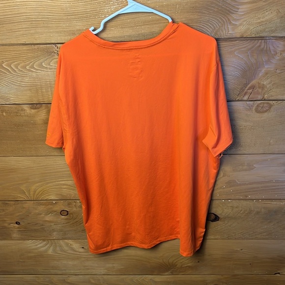 All in Motion Men's XL Performance Athletic Workout Short‎ Sleeve Orange T-shirt - Picture 6 of 8